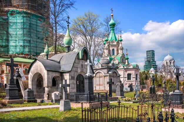 Chapeltomb Levchenko Iosif Iosifovich and the Church of John of the Ladder Grave Necropolis at Donskoy Monastery, Moscow – Free Download