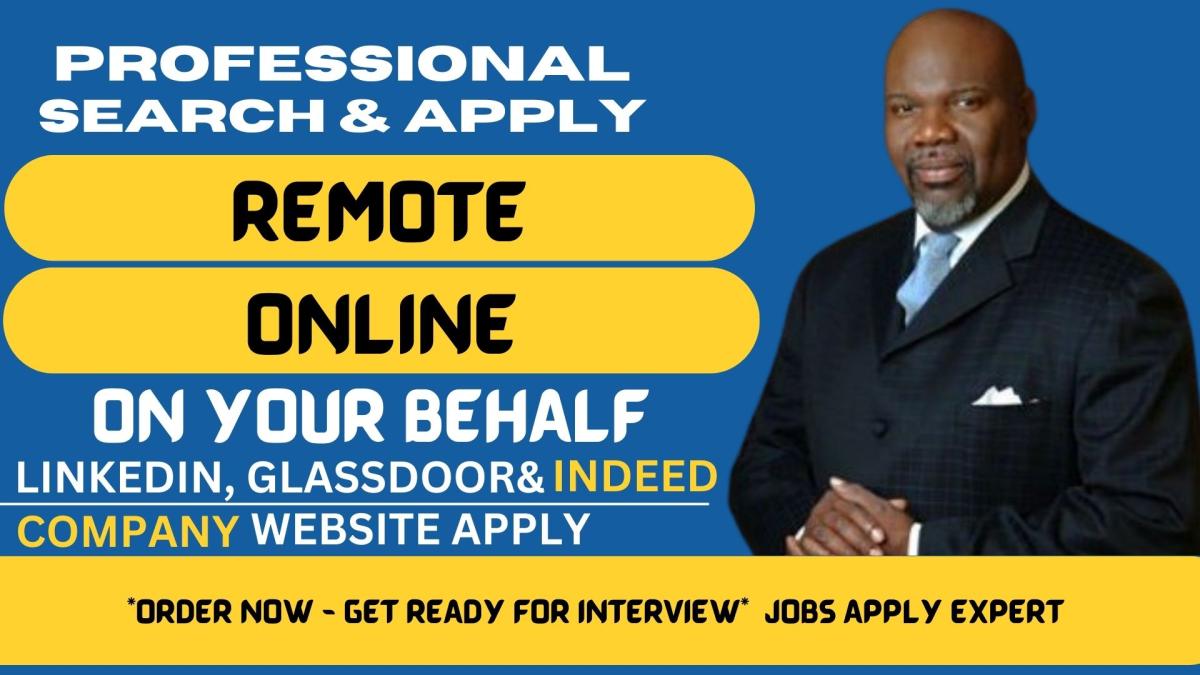 I Will Do Job Hunting and Apply for Online Remote Jobs on Your Behalf