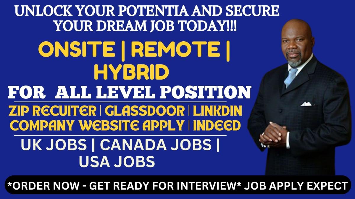 I Will Search and Apply for Online, Onsite, and Remote Jobs on Your Behalf