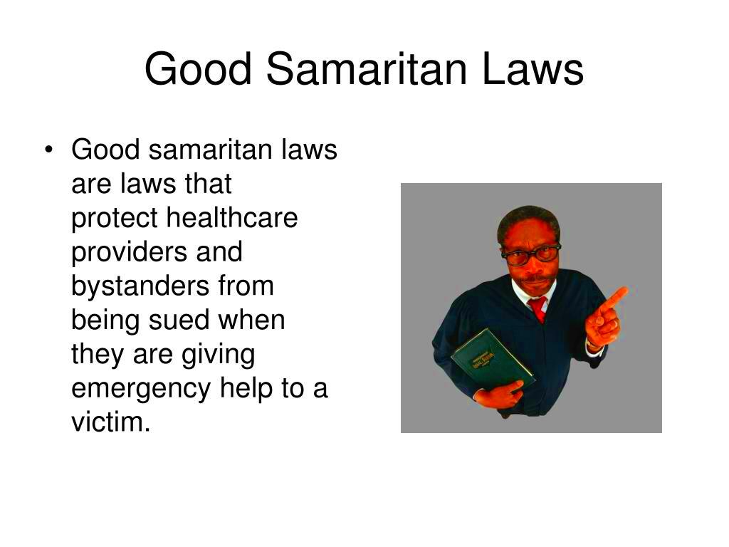 PPT Good Samaritan Laws PowerPoint Presentation free download ID 