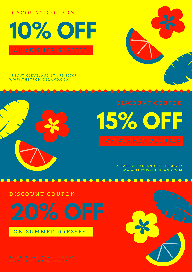 Free Online Coupon Maker Design a Custom Coupon in Canva