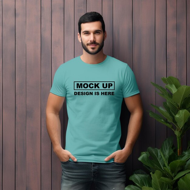 Men’s T-Shirt Mockup & Sweatshirt Mockup Collection – Free Download