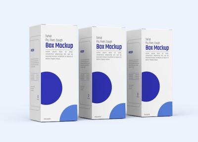 Medicine Product Packaging Box Design Mockup – Free to Download