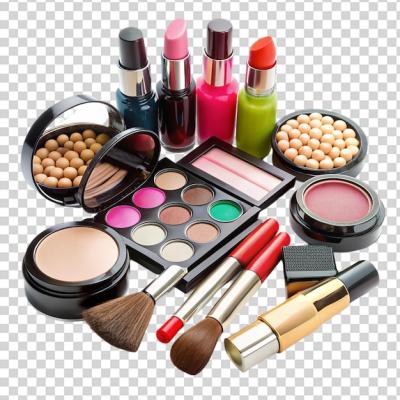 Makeup Display on a Table with Transparent Background – Free Download