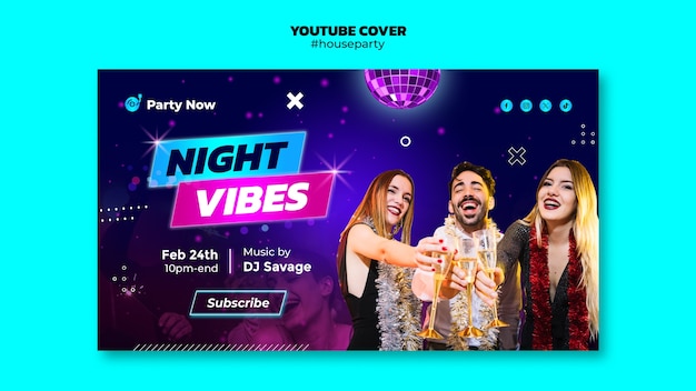 House Party Template Design – Free Download