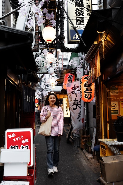 Young Woman Walking Through the Neighborhood – Free Stock Photo, Download Free