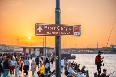 Signage at the Egyptian Bazaar in Istanbul, Turkey – Free Download