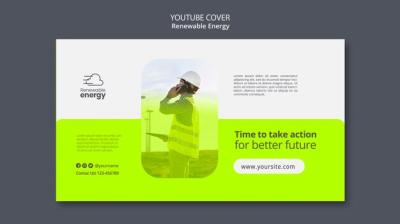 Renewable Energy YouTube Cover – Free Download Stock Photo