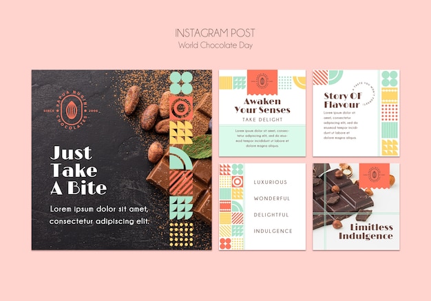 Delicious World Chocolate Day Instagram Posts for Free Download