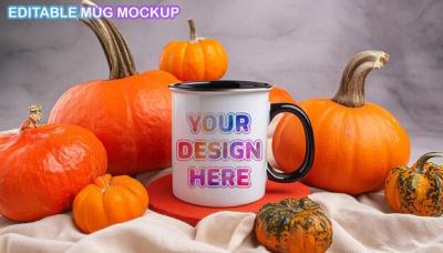 A Mug Featuring Your Custom Design – Free Download