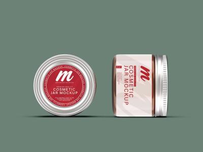 Cosmetic Jar Mockup – Free Download for Stunning Designs