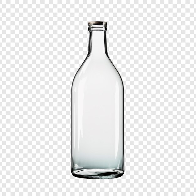 Isolated Glass Bottle on Transparent Background – Free Download