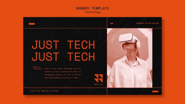 Technology Banner Template – Free to Download