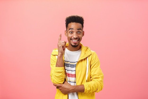 Joyful African American Man Celebrating Innovative Ideas – Free Stock Photo for Download