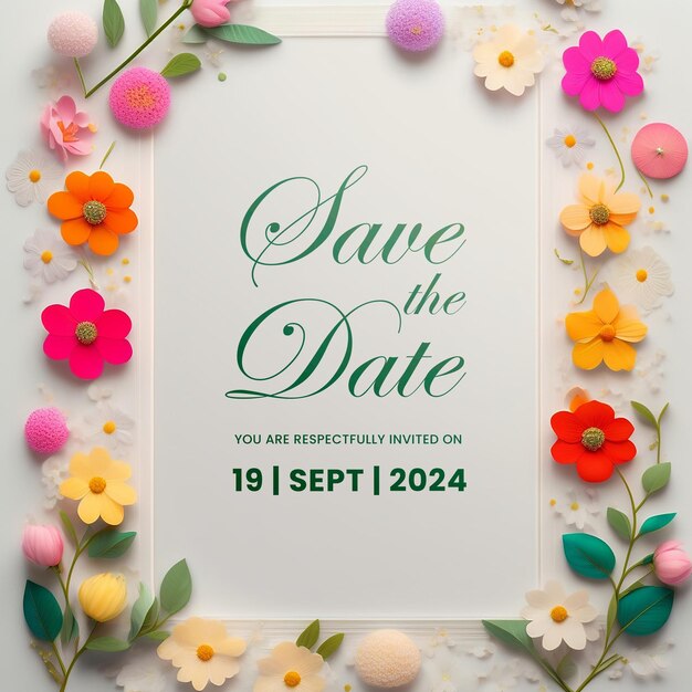 Elegant Vintage Wedding Invitation Greeting Cards – Free Download