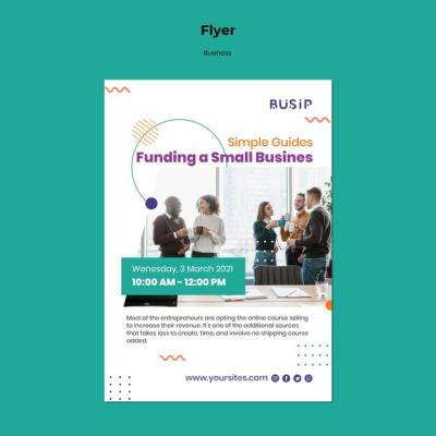 Vertical Flyer Design for Webinar and Business Startup – Free to Download