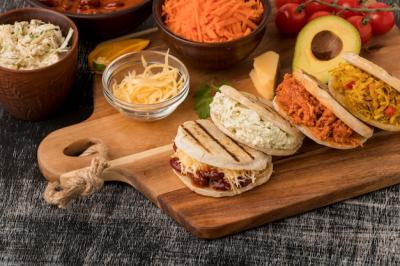 Delicious Arepas from a High Angle – Free Stock Photo for Download