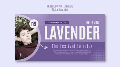 Lavender Template Design – Download Free Stock Photo