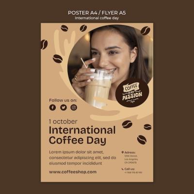 International Coffee Day Template Design – Free Download