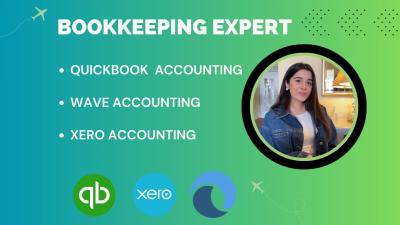 I Will Provide Bookkeeping and Bank Reconciliation Services in QuickBooks Online, Xero, and Wave