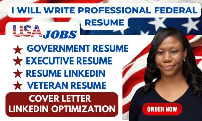 I Will Create a Tailored Federal Resume for USAJobs, ATS Resume, Engineering Resume, and LinkedIn Profile