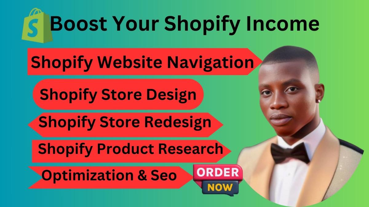 I Will Design Redesign Shopify Dropshipping Store Improve Revamp Product Reviews SEO