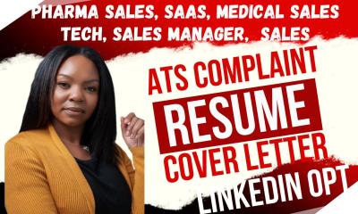 I Will Create a Compelling Sales, Salesforce, Medical Sales, Field Sales, Tech, SaaS, and Sales Rep Resume