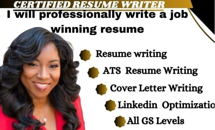 I Will Craft a Winning Federal Resume and Cover Letter Tailored for USAJOBS