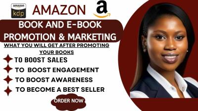 I will do ebook promotion, book promotion, kindle book marketing