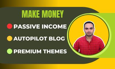 Automated Website for Passive Income: AI-Powered Auto Blog to Make Money