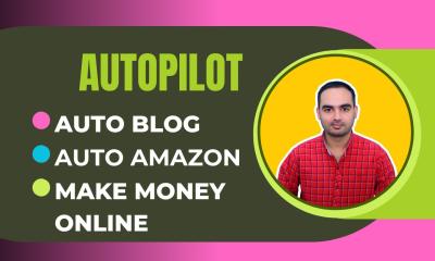 Amazon Affiliate Marketing Autopilot Website with Autoblog Autopilot Amazon Web