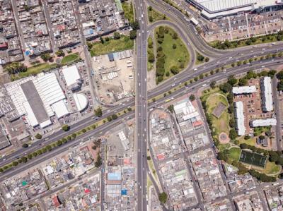 Aerial View of a Cityscape With Highways and Transportation – Free Stock Photo, Download Free