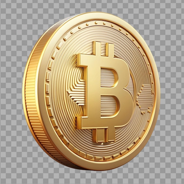 Bitcoin Poton on Transparent Background – Free Download