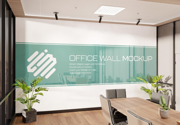 Sunny Meeting Room Interior Mockup – Free Download