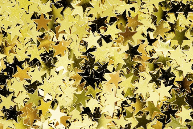 Gold Stars Patterned Background – Free Stock Photo for Download