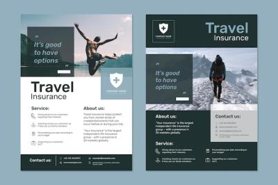 Editable Travel Insurance Template PSD for Easy Customization – Free Download