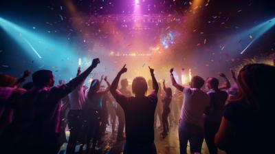 An Energetic Dance Floor Celebration – Free Stock Photo for Download