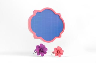 Floral Frame Mockup – Free Download Free Stock Photo