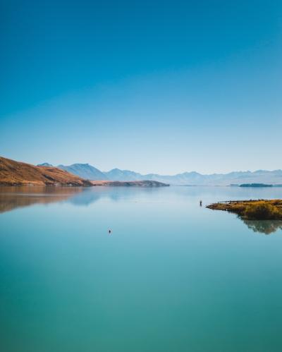 Lake Pukaki and Mount Cook in New Zealand – Free Stock Photo for Download