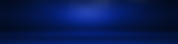 Abstract Luxury Gradient Blue Background: Smooth Dark Blue with Black Vignette – Free Download