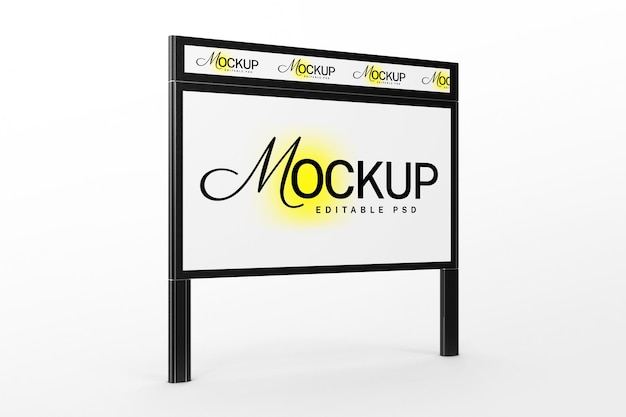 Professional Street Display Billboard Mockup Template – Free to Download