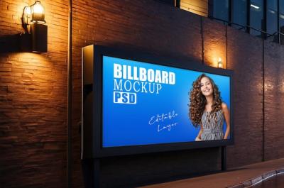 Billboard Mockup for Outdoor Advertising – Free Download