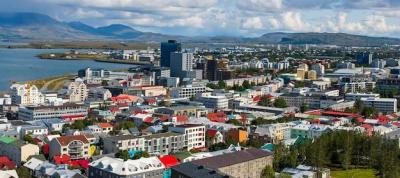 High Angle View of Reykjavik City Center in Iceland – Free Stock Photo, Download Free