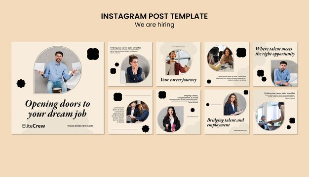 Professional Hiring Template Design – Free Download