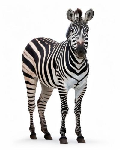 Full Body Photo of a Wild Animal on Isolated White Background – Free Download