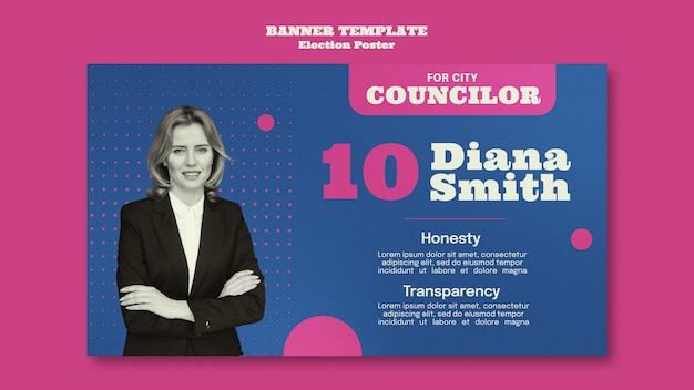 Election Banner Template – Free Download for Stunning Campaigns