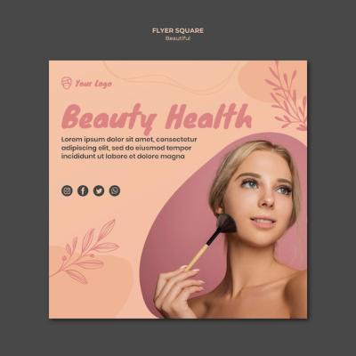 Beauty Flyer Template Design – Free Download