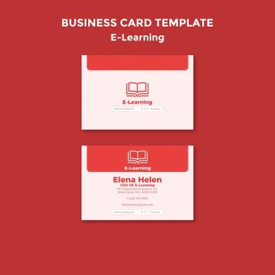 Flat Design E-Learning Template – Free to Download