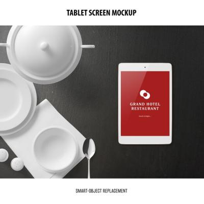 Tablet Screen Mockup – Free Download, Free Stock Photo