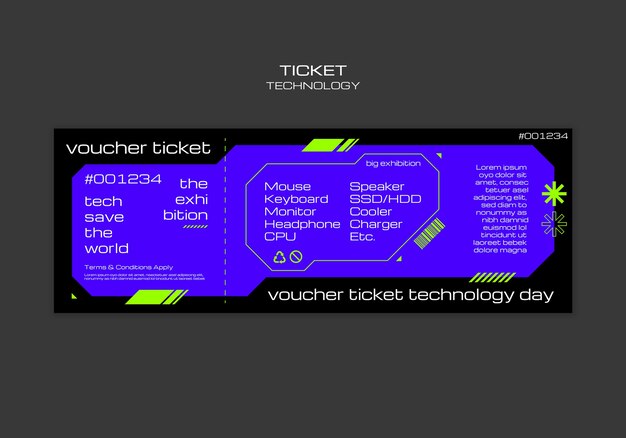 Technology Template Design – Free Download